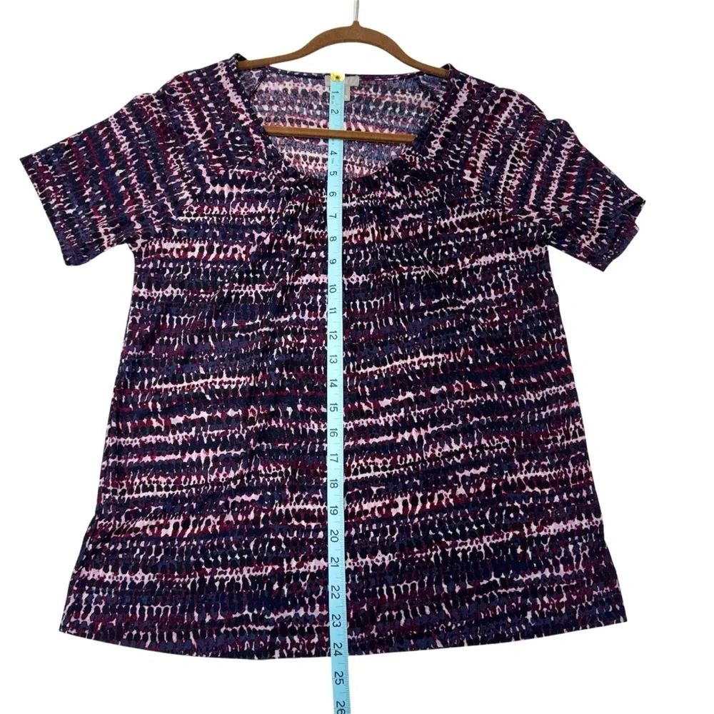 J.Jill Short Sleeve Blouse Top - Picture 7 of 7